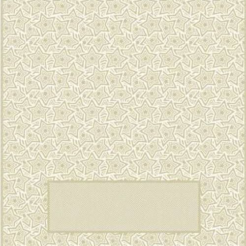 Asciughino chierese " stelle 2021" cm 57 x 78 oro