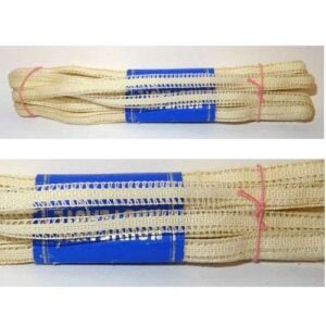 Kit 5,6 metri merletto serpentino doppio mm 25 avorio