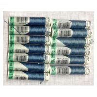 Seta guterman n°3 azzurro rocchetto 10 mt kit 13 pezzi