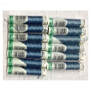 Seta guterman n°3 azzurro rocchetto 10 mt kit 13 pezzi