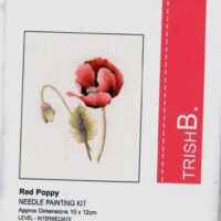 Papavero red poppy trish burr kit ago pittura