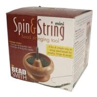 Bacinella rotante per perline in legno spin & string mini cm 9