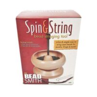 Bacinella rotante per perline in legno spin & string cm 11