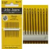 Aghi john james sharps con cruna corta n° 7-8-9-10-11-12