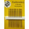 Aghi john james embroidery con cruna lunga n° 1-2-3-4-6-7-8-9-10 - immagine 3