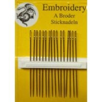 Aghi john james embroidery con cruna lunga n° 1-2-3-4-6-7-8-9-10