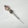 Punteruolo foradisegni "cuore fiorargento" con mandrino regolabile by roberta dazzini