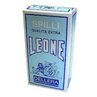 Spilli leone in ottone nichelato gr 25
