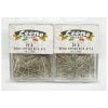 Spilli leone in ottone nichelato gr 25