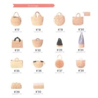 Nouveaux sacs & panier au crochet, atelier maille