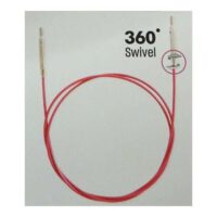 Cavi girevoli swivel stainless steel per punte intercambiabili knit pro