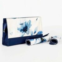 Knitpro busta "blosson" con 2 custodie arrotolabili