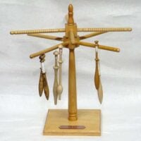 Portafuselli da tavolo a 8 braccia altezza cm 33