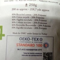 Nova vita 4 dmc cotone riciclato/ maglia-uncinetto-macrame' gr 250/200mt tinta unita 385