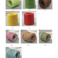 Raffia tanti colori mt 200