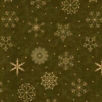 "delightful december" by sandy gervais for moda, natale verde ultimo pezzo cm 118x110