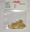 Perline di vetro cerate colore oro mm 2/155pz