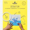 Kit mezzopunto stitch it jr!  dmc "la balena" livello facile 6 anni