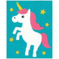 Kit mezzopunto  vervaco "unicorno" livello facile 6+