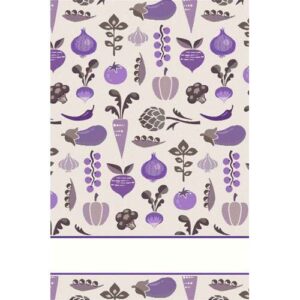 Asciugapiatti pied-de-poule multicolor (58 fori) cm 49x69 tessitura artistica chierese