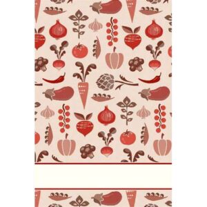 Tessitura artistica chierese asciugapiatti dama multicolor (58 fori) cm 49x69