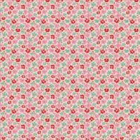Tilda cotone lemontree flowerfield red altezza cm 110 € 18,00 al metro, vendita a multipli di 50 cm