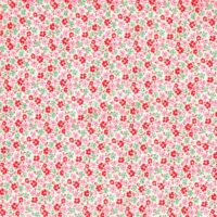 Tilda cotone lemontree flowerfield red altezza cm 110 € 18,00 al metro, vendita a multipli di 50 cm