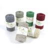 Nova vita 4 dmc cotone riciclato/ maglia-uncinetto-macrame' gr 250/200 mt metallizzato