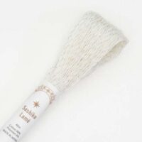 Sashiko filato lame 40 mt bianco/argento