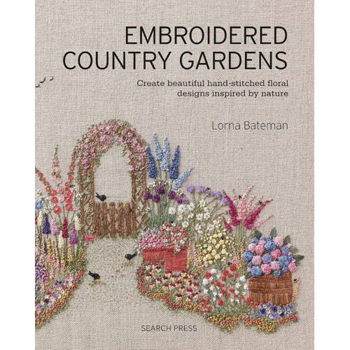 Ra71 Embroidered country gardens, lorna bateman