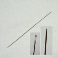 Aghi con pallina sottilissimo per rammendo/tessitura  nylon 0,47 x 57