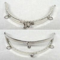 Chiusura per borsetta cm 13 argento