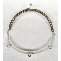 Chiusura per borsetta cm 13 argento