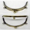 Chiusura per borsetta cm 13 oro brunito