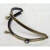 Chiusura per borsetta cm 13 oro brunito - immagine 2