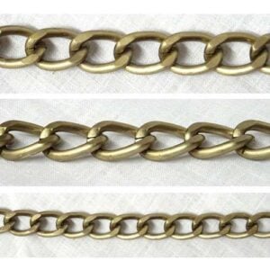 Catenella per borsetta victoria argento, prym 615242
