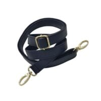 Tracolla regolabile per borsa in similpelle cm 150 blu o marrone  1 pezzo