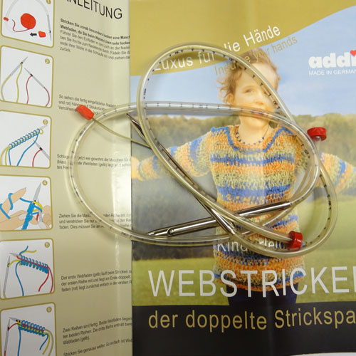 Ferri per maglia e tessitura Addi – Webstrick Nadel 2 Kit Ferri Addi Webstrick Nadel per maglia e tessitura con uso fino a 3 colori.