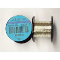 Filo rame  verniciato 0,315 argento/altsilver gr 50/70mt