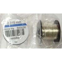 Filo rame  verniciato 0,315 argento/versilber gr 50/70mt