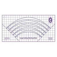 Large scallop marking ruler 8245 marti michell