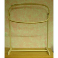 Telaio ricamo da pavimento ovale cm 70 x 40