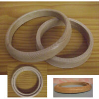 Tri366 Telaio ricamo bombati senza vite "i telai di una volta" cm 13