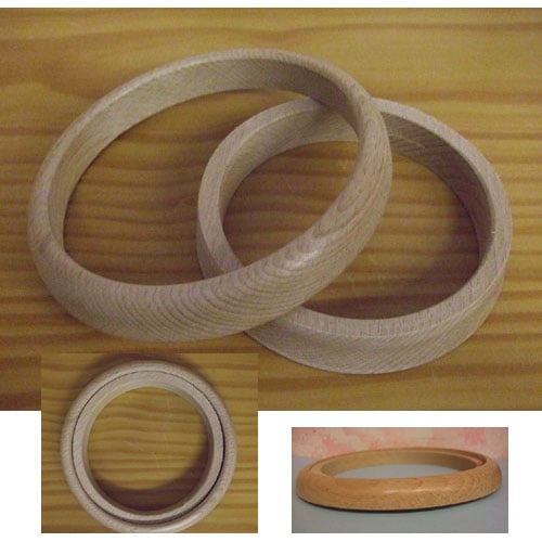 Telaio ricamo bombati senza vite "i telai di una volta" cm 13