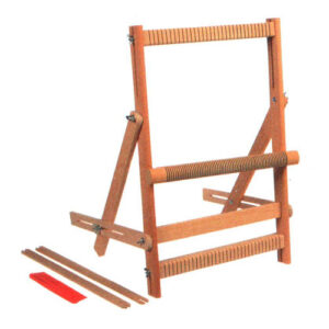 Telaio tessitura con supporto da tavolo, tessuto cm 37