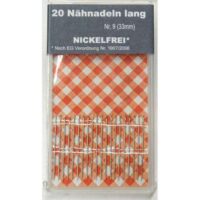 Aghi sharps con cruna tonda n° 9 nichel free