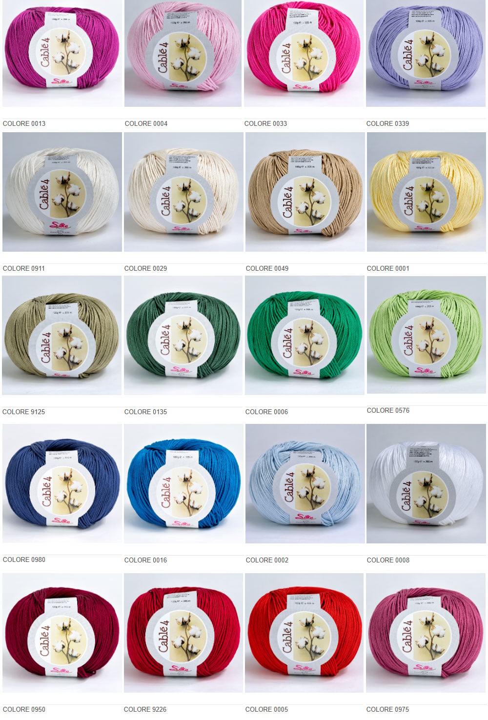 Cotone cable' 4 2 Cotone cable' 4
