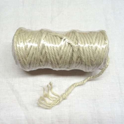 Juta mm 6/fili 6  rocca mt 35 bianco naturale