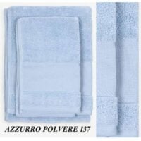 Coppia asciugamani dmc spugna e tela aida cotone 500 gr/m  vari colori