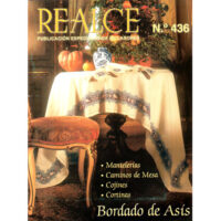 Bordado de asis realce 436 punto assisi